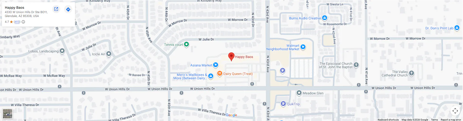 Location, 4330 W Union Hills Dr Ste B011, Glendale, AZ 85308, United States